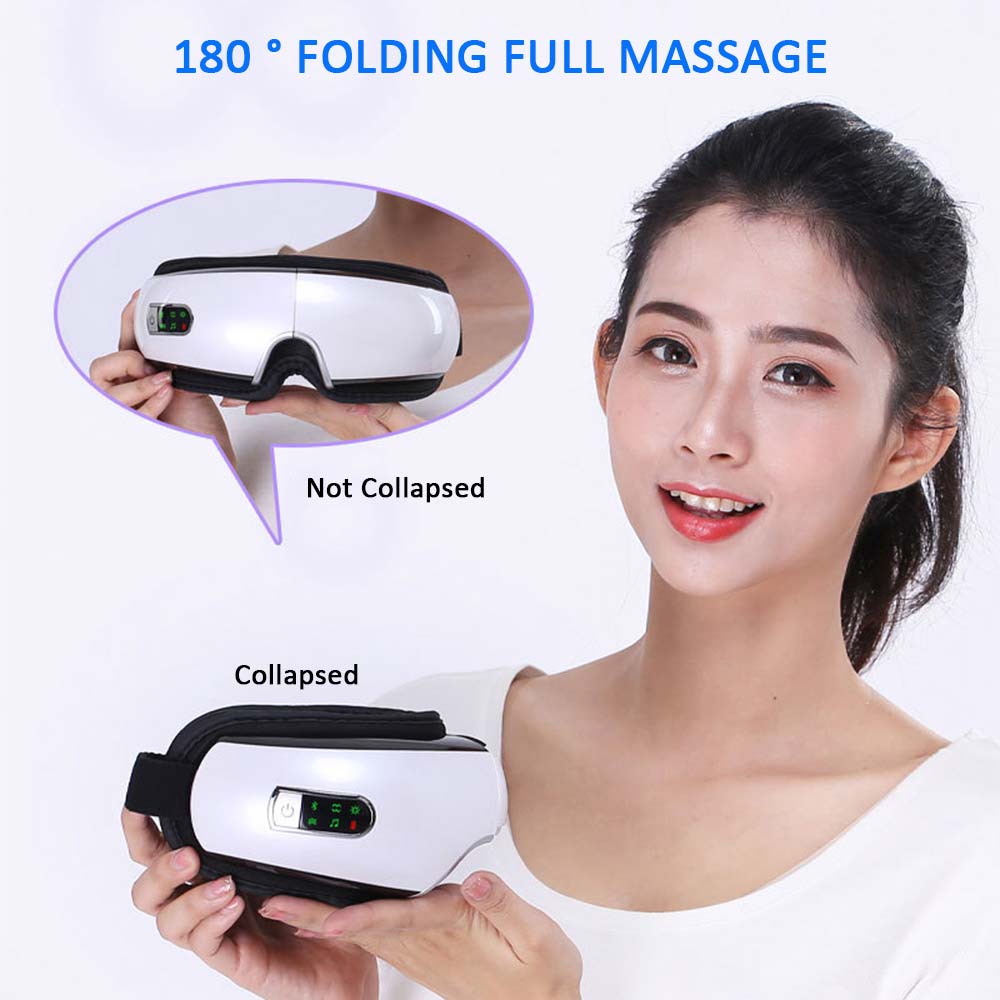 Plunea EyeRelax – 180° faltbar, zusammengeklappt und aufgeklappt
