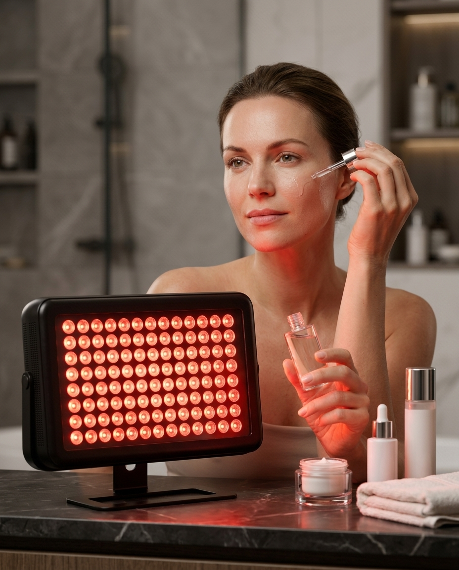VitaLight Pro 2er Sparset Rotlicht Therapie Panel – KI-generiertes Bild 1